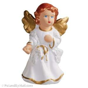  Gypsum Figure   Little Singing Angel