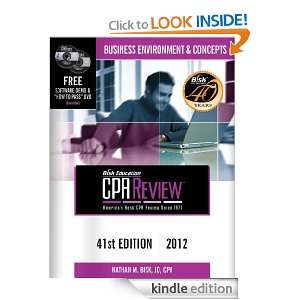 Bisk CPA Review Business Environment & Concepts   41st Edition 2012 