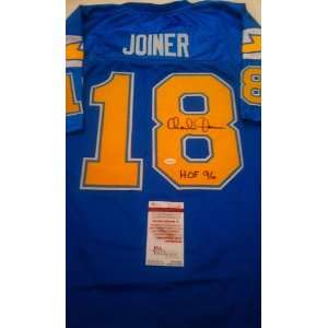    Charlie Joiner Signed San Diego Chargers Jersey: Everything Else