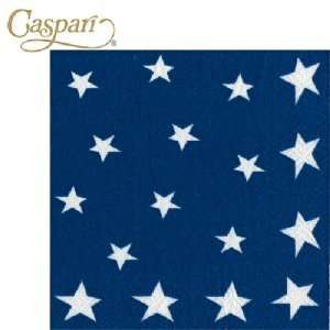 Caspari Paper Napkins 7920D Stars and Stripes Patriotic Dinner Napkins 