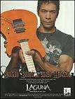 GREG HOWE FOR LAGUNA SOLID BODY ELECTRIC GUITARS AD 8X11 FRAMEABLE 