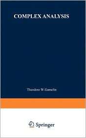 Complex Analysis, (0387950931), Theodore W. Gamelin, Textbooks 