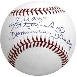   Marichal Baseball with Dominican Dandy Inscription