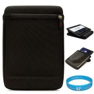 Black iCap Slim Edition Semi Hard Carrying Case with Neoprene Bubble 