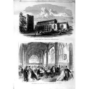  1864 SCIENCE CONGRESS GUILDHALL YORK CHURCH ST. EDMUNDS 