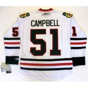  Brian Campbell Chicago Blackhawks Real Rbk Jersey Sports 