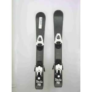 New ECO Speckled Black Kids Shape Snow Ski with Salomon 
