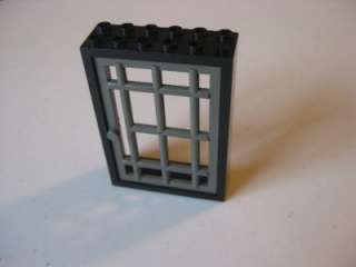   Black Jail Cell Doors w/Gray Bars Western Prison Castle Bars  