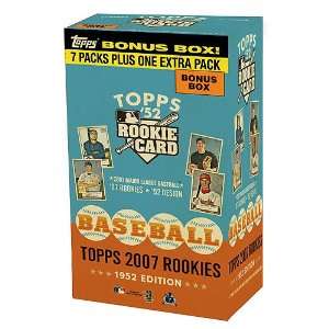  2007 Topps 1952 Rookie Edition Value Box (8 Packs) Sports 