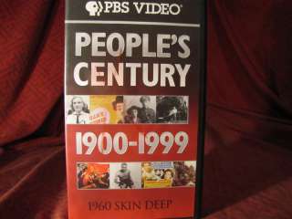 Peoples Century 1960 Skin Deep PBS Video VHS  