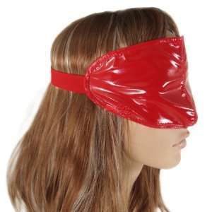    Sensory Toy   Faux Leather Blindfold (Red) 