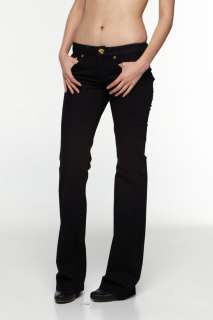 New $570 Roberto Cavalli Womens Black Jeans Pants Sz 40  