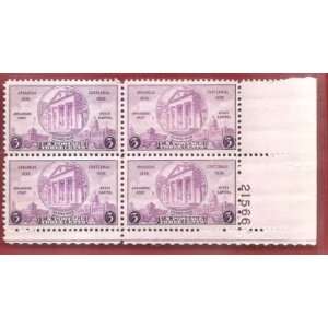  Postage Stamps US Arkansas Centennial Block Of 4 Scott 782 