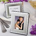 60 Two tone Silver Metal Place Card Holder Photo Frames Favors   Free 