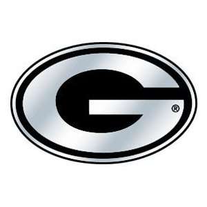  Georgia Bulldogs Silver Auto Emblem
