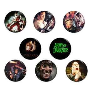  Set of 8 THE EVIL DEAD 1.25 Magnets ARMY OF DARKNESS 