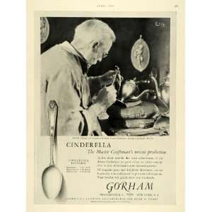  1926 Ad Fred E Coppage Gorham Silver Cinderella Tea Pot 