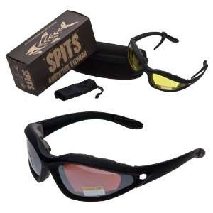   Foam Padded Motorcycle Sports Sunglasses Goggles Various Lens Options