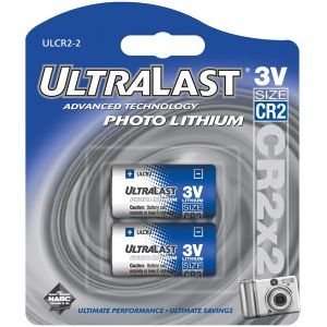  3V CR2 Lithium Photo Battery   2 Pack