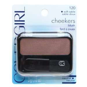  Cover Girl Blush Cheekers, Soft Sable (12 Pack) Beauty