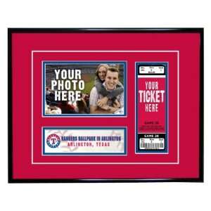  Texas Rangers Game Day Ticket Frame: Sports & Outdoors