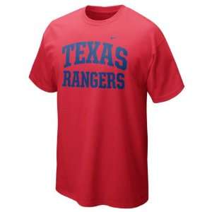 Texas Rangers Red Nike 2012 Arch T Shirt
