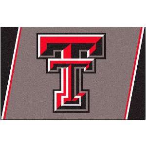 Texas Tech Red Raiders Official 4x6 Area Floor Rug: Home 