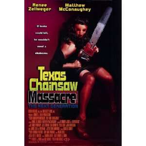  Texas Chainsaw Massacre Movie Poster Single Sided Original 