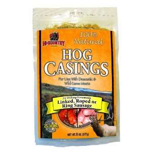   Meat and WILD GAME 8 oz. Natural Hog Casings: Sports & Outdoors