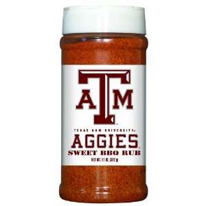  3 Pack TEXAS A & M Aggies Sweet BBQ Rub 