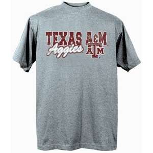  Texas A&M Aggies TAMU NCAA Dark Ash Short Sleeve T Shirt 
