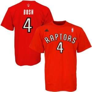  adidas Toronto Raptors #4 Chris Bosh Red Net Player T 