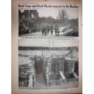   1916 WW1 French Soldiers Church Boches Commander Army