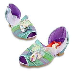  Disney Deluxe Ariel Costume Shoes: Toys & Games