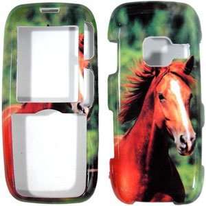 Green Forest with Brown Horse Stallion Design Snap On 