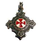 diff TEMPLAR AMULET AM Pendant Vintage LARP Jewelry  