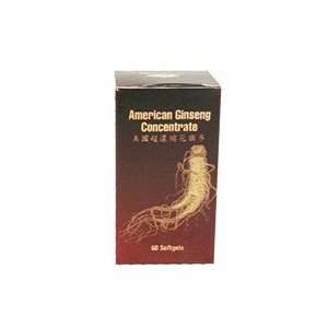 American Ginseng Concentrate 60 Softgels