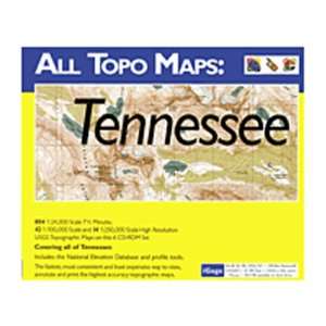  iGage All Topo Maps Tennessee Map CD ROM (Windows): GPS 