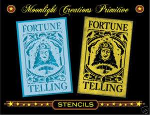 Primitive Stencils Fortune Telling Sign Wiccan Stencil  