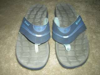 COLUMBIA Silver Sands Thong Flop Sandals Womens Sz 10  