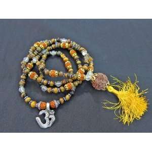  Courage and Confidence   Tiger Eye Rudraksha Crystal 