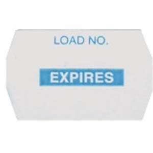  Blue “ Expires“ Load Record Label Health & Personal 