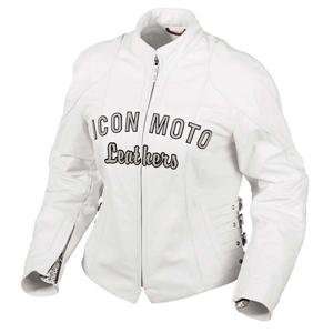  Icon Womens Bombshell Jacket   Small/White Automotive