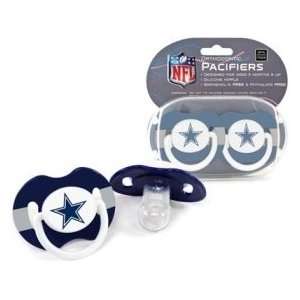  Dallas Cowboys Pacifiers 2 Pack Safe BPA Free: Baby