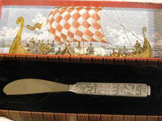 KONGE TINN Butter Knife 5 in Spreader BOX Royal Pewter NORWAY 