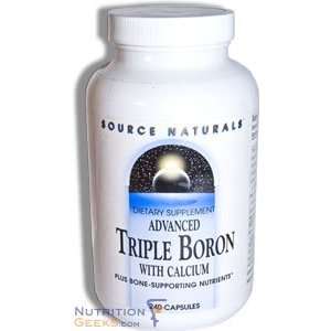  Source Naturals Advanced Triple Boron w/Calcium, 240 