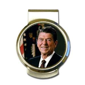  President Ronald Reagan money clip