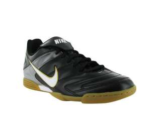 Nike PARK II IC Mens Indoor Soccer Shoe Black White  