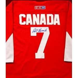    Phil Esposito Signed Uniform   (Team Canada)