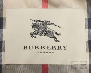 Burberry Raspberry Lightweight Hooded Windbreaker Jacket & Zip Pouch 